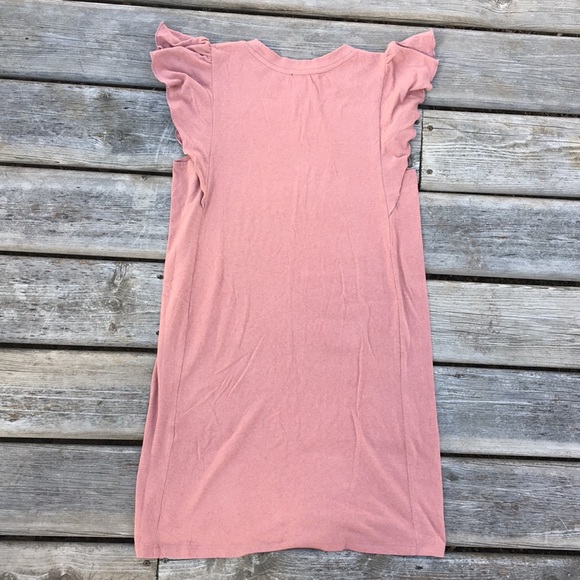 Pink Petal Sleeve Dress - Picture 6 of 7